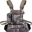 CarriTurf Waterproof Binoculars Harness with Rangefinder Pouch  Silent Material, Magnetic Closure, Hand Warmer Pockets for Hunting, Hiking & Giftable Outdoor Gear