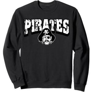 Pirates Back To School Spirit Sweatshirt (Black, Small)
