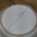 Ceramic Pots Casserole Soup Bowl with Lid Ceramic Cookware Stockpot Rice Pots Clay Pot for Cooking (White, 3.4 Quart)