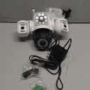 Three Lens Security Camera Outdoor, 360 View WiFi Outside Camera for Home Security, Human Detection, Night Vision, Pan & Tilt, IP66 Water Proof, 2 Way Audio, SD & Cloud Storage (US)