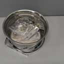 Stainless Steel Dog Bowls, ShineMe 40oz & 60oz No Spill Dog Crate Water and Food Bowls with Hanging Hook for Kennel, Cage and More, 7.0 x 3.7 & 6.2 x 2.5 Feeder Dish for Large and Medium Dogs