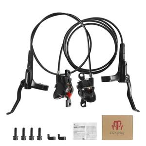 BR-BL-MT200 MTB Hydraulic Disc Brakes Set Left Front 800mm Right Rear 1550mm Mountain Bike Hydraulic Brake Mountain Bike Bicycle Disc Brake 2 Piston
