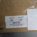 SUAKY Blackout Window Blinds Roller Shades, White Custom Window Shades Elegant Roller Blinds, Energy Saving UV Protection Roller Shades for Windows, Doors, French Doors, 28''X72''