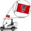 College Flags & Banners Co. North Carolina State Wolfpack Golf Cart Flag Pole and Holder Mounting Bracket