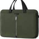 Timeet 17.3 Inch Laptop Bag for Men Women, Lightweight & Water-Resistant Computer Bag Laptop Briefcase with Shoulder Strap (Olive Green)
