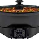 BLACK+DECKER Digital Multicooker 7QT Family Size, 7‑in‑1 Functions, Neat ’N Clean™ Technology, Slow Cook, Steam/Boil, Precision Roast, Sear/Sauté, Rice, Sous Vide, Keep Warm, Ceramic Nonstick