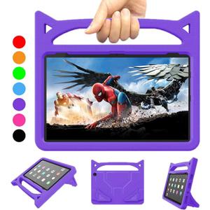 Tablet Case for All-New 10inch (Compatible 13th/11th Generation, 2023/2021 Release),Shockproof Kid-Proof Cover with Protector Handle Stand Incompatible iPad Samsung TCL (Black)