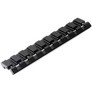 HIGOO 11mm Dovetail to 20mm Picatinny/ Weaver Low Pro Snap-in Rail Adaptor 4 Slot & 9 Slot for Red Dot Reflex Holographic Sight Laser Scope and Other Optics (9 Slot)