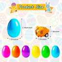 12 Pack Filled Easter Eggs with Animal Pull Back Car Toys - Surprise Toy Assortment for Easter Egg Hunts, Basket Stuffers & Party Favors | Easter Gifts for Kids Boys Girls