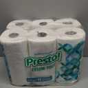 Amazon Brand - Presto! Flex-a-Size Paper Towels, 158 Sheet Huge roll, 6 Rolls, Equivalent to 19 Regular Rolls, White