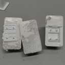 Universal Curtain Rod Holders, No Drill Curtain Rod Brackets, Self Adhesive Curtain Rod Brackets Up to 30 LB, Nail Free Curtain Rod Hooks for Bathroom, Bedroom, Livingroom, Kitchen (8PC, White)