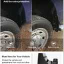 KIWI MASTER Mud Flaps for 2009-18 Dodge Ram 1500/2500/3500, 2019-2024 Ram 1500 Classic (Without OEM Fender Flares, Single Rear Wheels), Heavy Duty Front & Rear Mud Guards, No Drill, 4 Pcs Set