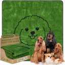 Qeils Reusable Puppy Pads, Extra Large Washable Pee Pads for Dogs Durable Absorbent Leakproof Dog Training Pads for Floor,Couch, Bed, Non-Slip Wee Wee Pads Potty Pads 72"x72"