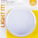 LIGHT IT! by Fulcrum, 30302-308 Luna LED Tap Light, White, Single Pack