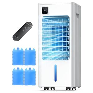 AIRTHRYL Portable Air Conditioners, Evaporative Air Cooler, Quiet Operation, 1-12H Timer for Auto Shut-off, 5 Modes & 3 Speeds, 2 Gallon Water Tank, Oscillating Windowless Air Conditioner, White
