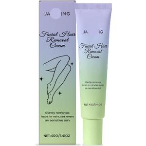 Women's Gentle Hair Removal Cream - Fast-Acting, Deep Penetration, Sensitive Skin Friendly, Leaves Skin Silky Smooth & Hydrated(1PCS)