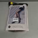 EXQUISLIFE Fleece Lined Tights Sheer Women - Fake Translucent Warm Pantyhose Leggings Sheer Thick Tights, for Winter (L)