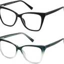 Oversized Reading Glasses Women Cat Eye Photochromic Computer Reader Stylish Ladies Designer Fashion Big Unbreakable Eyewear