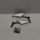 Black 8mm/10mm Motorcycle Spear Blade Rear View Side Mirrors for Cruiser Chopper Sportster Dyna Softail Street Bike Scooter Dirt Bike