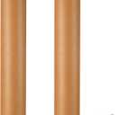 Dunzoom 2 Pack 4 x 36 Inch Mailing Tubes 0.12" Thick Kraft Paper Poster Tube with Plastic Caps for Mailing Storing Rolled Goods Storage of Art Craft Document