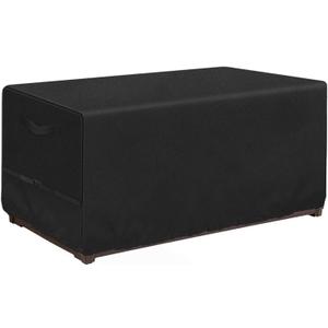 Kovshuiwe Deck Box Cover 63" L x 30" W x 28" H- Heavy Duty 600D Polyester Oxford Deck Box to Protect Large, 100% Waterproof Deck Box Cover, Outdoor Rectangular Storage Bench Covers