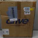 Drive Medical 2-in-1 Raised Toilet Seat with Removable Padded Arms - Elevated Bathroom Safety Support - Secure Locking Attachment - Easy Height Assistance - Durable Construction, Standard Toilets