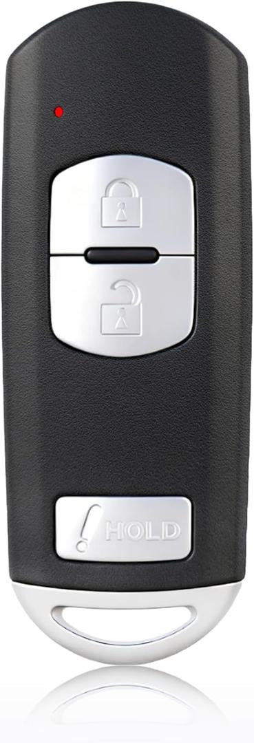 Smart Key Fob for Mazda 3 2014-2018/CX-3 2016-2018/CX-5 2012-2018, YIKEBALOG Proximity Remote Control Key Fob Replacement for WAZSKE13D01 KDY3-67-5DY