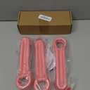 for Jeep JK Door Handle Cover Trim Pink for Jeep Wrangler JK 2DR 2007-2017 Pink Exterior Accessories 3pcs