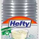 Hefty Party Perfect Clear Plastic Cups, Large Clear Party Cups for Easy Cleanup and Large Gatherings, Recyclable, 18 Ounce, 28 Count