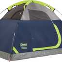 Coleman Sundome Camping Tent with Rainfly, 2 Person Tent Sets Up in 10 Mins, Weatherproof Shelter for Camping, Festivals, Backyard, Sleepovers, & More