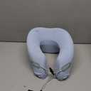 jiaao Neck Pillow Airplane, 2025 Upgraded Memory Foam Travel Pillow for International Flights, Adjustable Clasp, Storage Bag, Advanced Neck Support for Road Trips, Home, Office, and Gaming