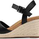 SHIBEVER Women's Wedge Platform Sandals: Espadrille Dressy Comfortable Summer Open Toe Ankle Strap Buckle Women Sandal