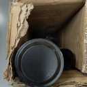 Heavy Duty Curtain Rods, 1 1/8 Inch Diameter Single Curtain Rod 72-144Inch(6-12ft) Extendable Length with End Caps Adjustable Modern Brackets-Matte Black