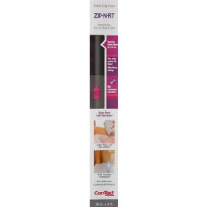 Con-Tact Brand Zip-N-Fit Adhesive Perforated, Scissors Needed, 18-Inches by 4-Feet, Black Solid Grip Drawer and Shelf Non-Slip Liner, x 4', 6 Sq Ft