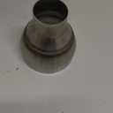 A-KARCK Exhaust Adapter Connector 2" OD to 4" OD, Exhaust Pipe Reducer 4" Overall Length 304 Stainless Steel