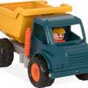 Battat Yellow Dump Truck Classic Toddler Trucks Kids Construction Toys Soft Rubber Wheels 18+ Months Dump Truck