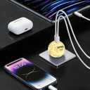 2 x USB C Charger Block, Dual Port 20W Fast Charging Wall Charger Creative Ball Power Adapter for iPhone 17/17 Air/17 Pro/17 Pro Max/16/16 Pro/16 Pro Max/16 Plus/15/14/13/12, Galaxy, iPad, Airpods, More