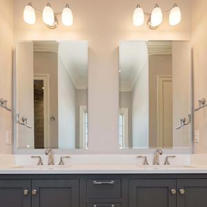 Chende 20" x 40" Set of 2 Large Beveled Mirror for Wall, Bathroom Wall Mirror with Beveled Edge, Horizontal or Vertical Mirror