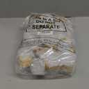 Patelai 48 Pack 1 oz Clear Plastic Jars with Gold Lids Empty Containers Round Clear Plastic Jars Widemouth Refillable Storage Organizers for Cosmetics Lotions Butters Slime Making and Food Storage