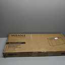 VASAGLE Laundry Hamper, Laundry Sorter Rolling Cart with Shelves, Small Side Pockets, 6 Labels, 3 Compartments, 39.6 Gal. (150 L), Ink Black and Ash Brown UBLH223BH01