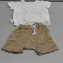 fhutpw Baby Boys 2Pcs Summer Outfits Short Sleeve T-Shirt Tops Elastic Waistband Shorts Set Toddler Clothes 110 cm