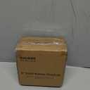 6" Flat Free Solid Rubber Tire and Wheel, with Ball Bearings and 5/8 Axle Bore Hole, 1.3" Centered Hub, 2 Pack