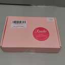 REECHO Clip in Hair Extensions - 4PCS 12" Short Curly Wavy Brown Hairpieces - Invisible Lace Weft - Natural Soft - Ginger Brown