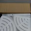 Matte White Tension Shower Caddy Corner Organizer, Rust-Proof Stainless Steel | 4 Deep Adjustable Shelves, Anti-Slip Tension Pole 34114 | Hooks, Towel Bar & Soap Holder for Clean Modern Bathrooms