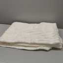 Bedsure GentleSoft White Throw Blanket for Couch - Cozy Blanket for Women, Cute Fleece Throw for Girls, Christmas Birthday Gifts for Women Men Teen, Room Home Boho Decor, Off White, 50x60 Inches