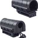 Pepper Spray Holder, OC Spray Holster for Duty Belt, Police Duty Tactical Pepper Spray Holster with Elastic Rope Tightened OC Holster for MK3 MK4 or 1.4"-1.5" Diameter Canister