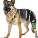 Dog Knee Brace for Luxating Patella, Dog Leg Brace Front, Dog ACL Brace Hind Leg with 6 Metal Strips to Protect Knee Joint, Provide Stable Support and Relief Pain, Help Resume Normal Activities XL