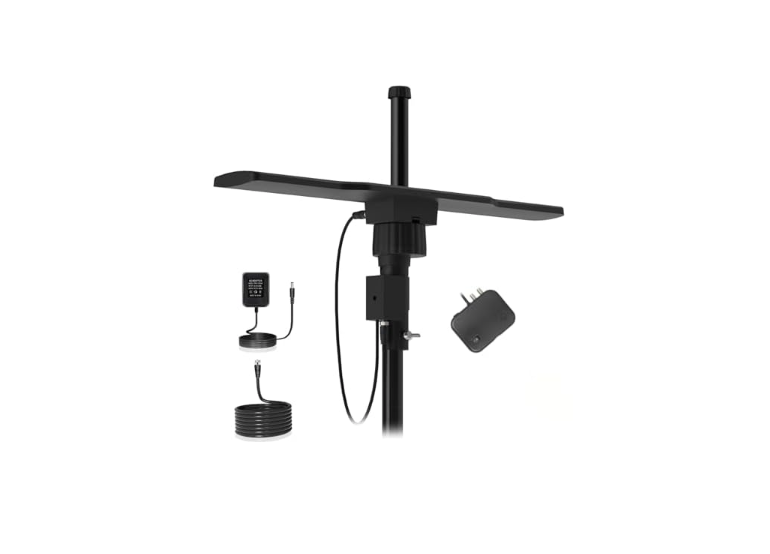 2024 TV Antenna for Smart TV, 1000+ Miles Long Range Digital TV Antenna Ourdoor，Amplified HD Digital TV Antenna Indoor, Supports 4K 1080P HD VHF UHF, Amplified Signal Booster