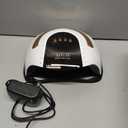 LKE 268W UV LED Nail Lamp for Pro Salon & Home Use with Auto-Sensor, White
