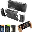 Ergonomic Comfort Grips & Convertible Protective Case for ASUS Rog Ally X Multifunctional Case (Ally X Black)